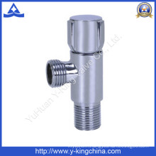 Chrome Polished Brass Angle Valve with Zinc Handle (YD-5031)